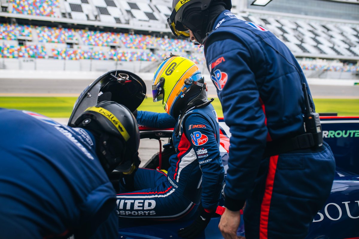 UnitedAutosport's tweet photo. In the #2 ORECA 07, @nickboulle has handed over to @Garnetpatto29 ... who is now making his official #Rolex24 race debut 🤩 #BeUnited #TeamGarnet https://t.co/MukXTCDKcV
