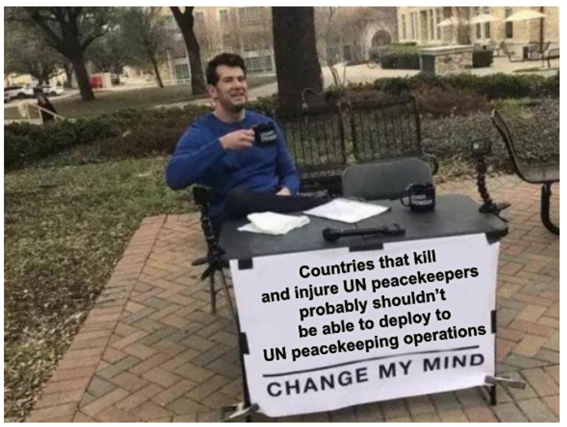 chapter VII memes for robust peacekeeping teens (@dagshammer) on Twitter photo 