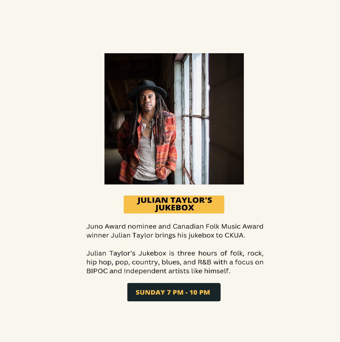 Julian Taylor’s Jukebox tweet media