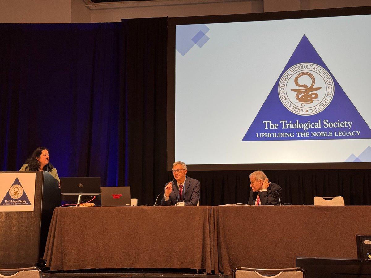 A huge thank you to <a href="/Triological/">The Triological Society</a> and <a href="/DrSujanaENT/">Dr. Sujana Chandrasekhar</a> for the opportunity to present along with Dr. Michael Hoffer on Keys to Longevity and Resilience in Otolaryngology ‐ Career Satisfaction, Career Involvement, Career Progression #TRIO2025 #ENTX