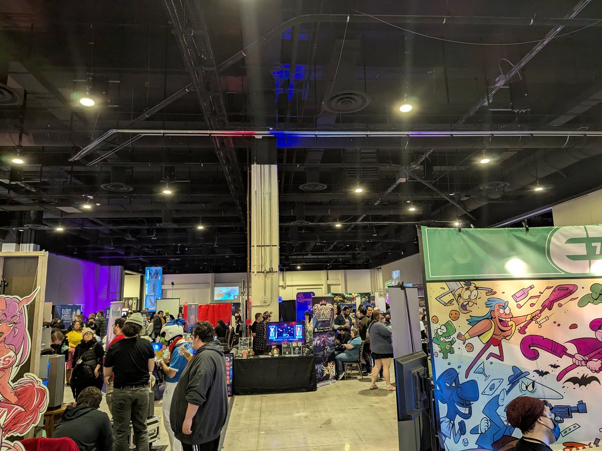 Day 3 of MIVS is going and there are so many games to play! #MIVS #SuperMAGFest #MAGFest2025 #indiegame #indiedev