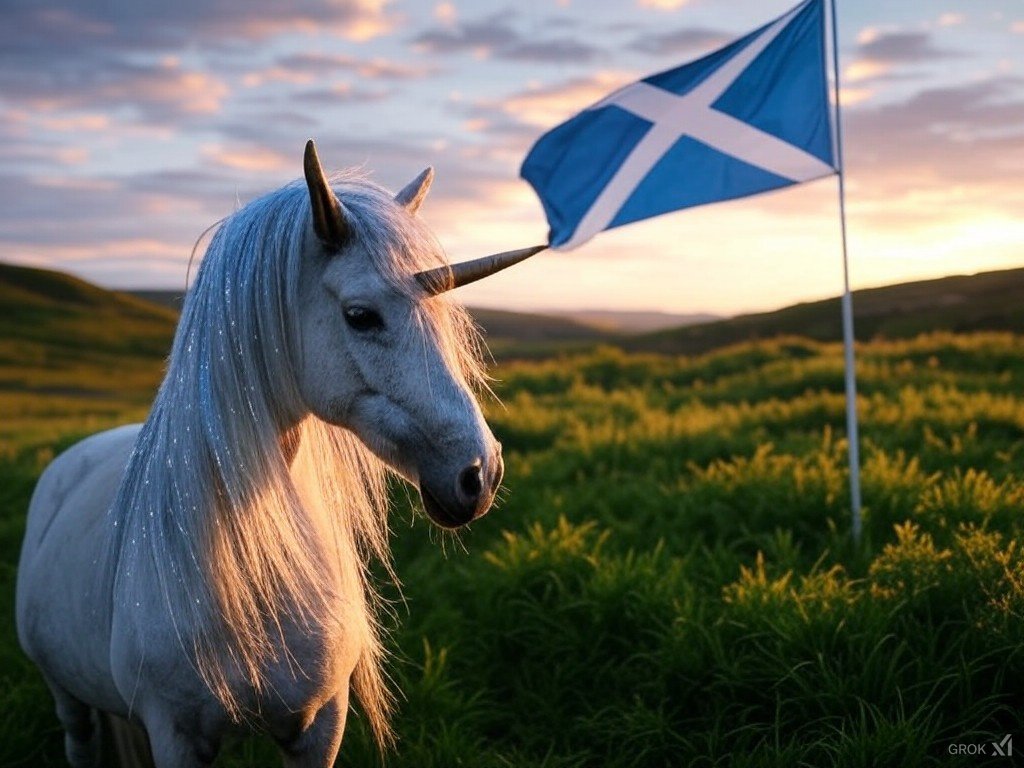 mmmm_org's tweet image. The unicorn is the national animal of Scotland