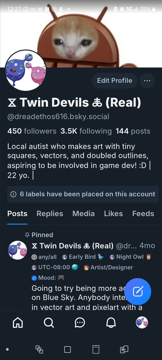 DreadEthos616's tweet photo. I think it's time I actually delete Twitter.
Too much doom, gloom, rage bait, and funding towards Elongated Muskrat here. 
I'll still be active on my other platforms, but I won't be on here for a while. 

Links to them are below. https://t.co/5kji5jnS17