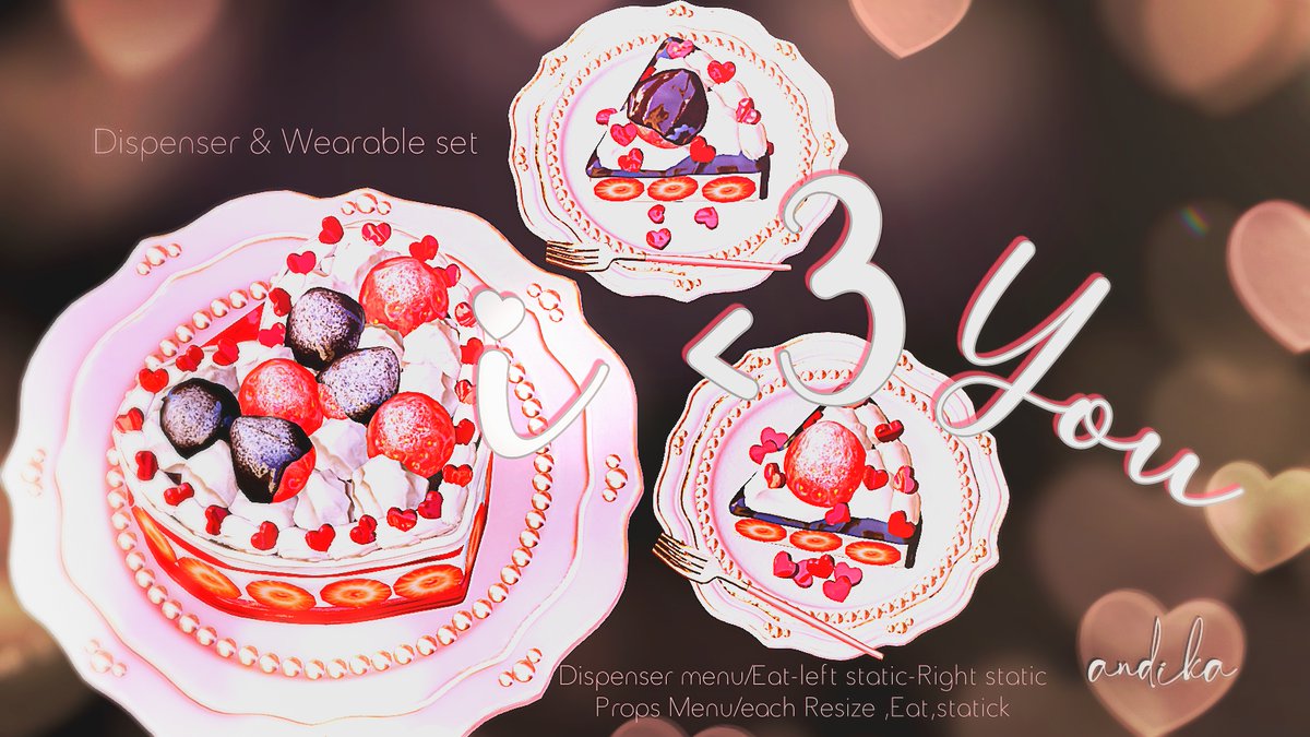 andika New Releases@Uber
💘andika{i &lt;3 you}Dispenser &amp; Wearbles Set.
What's included in the package→flickr.com/photos/linda_l…
Uber✈︎ maps.secondlife.com/secondlife/Ube…
#ad #SecondLife 
Happy Valentine’s Day☺️