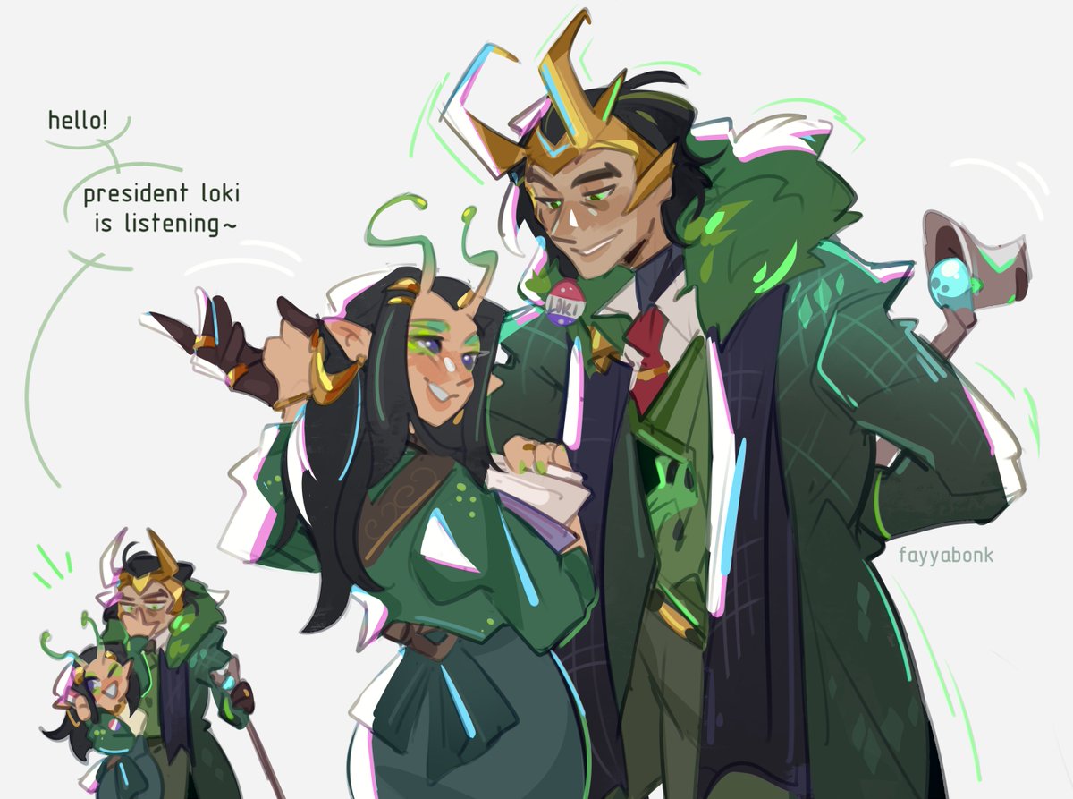 President and Press secretary~

#MarvelRivals #Mantis #Loki