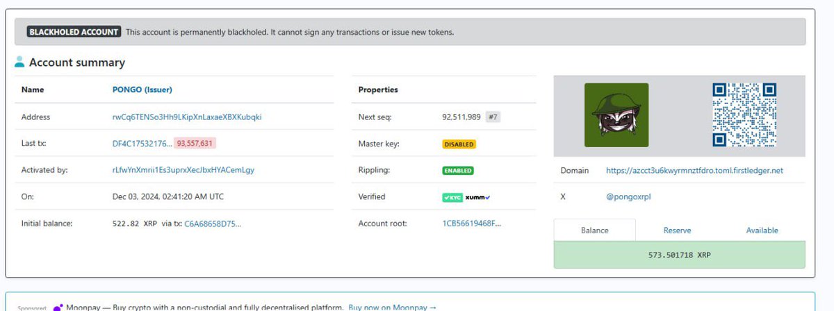 PONGO XRP tweet media