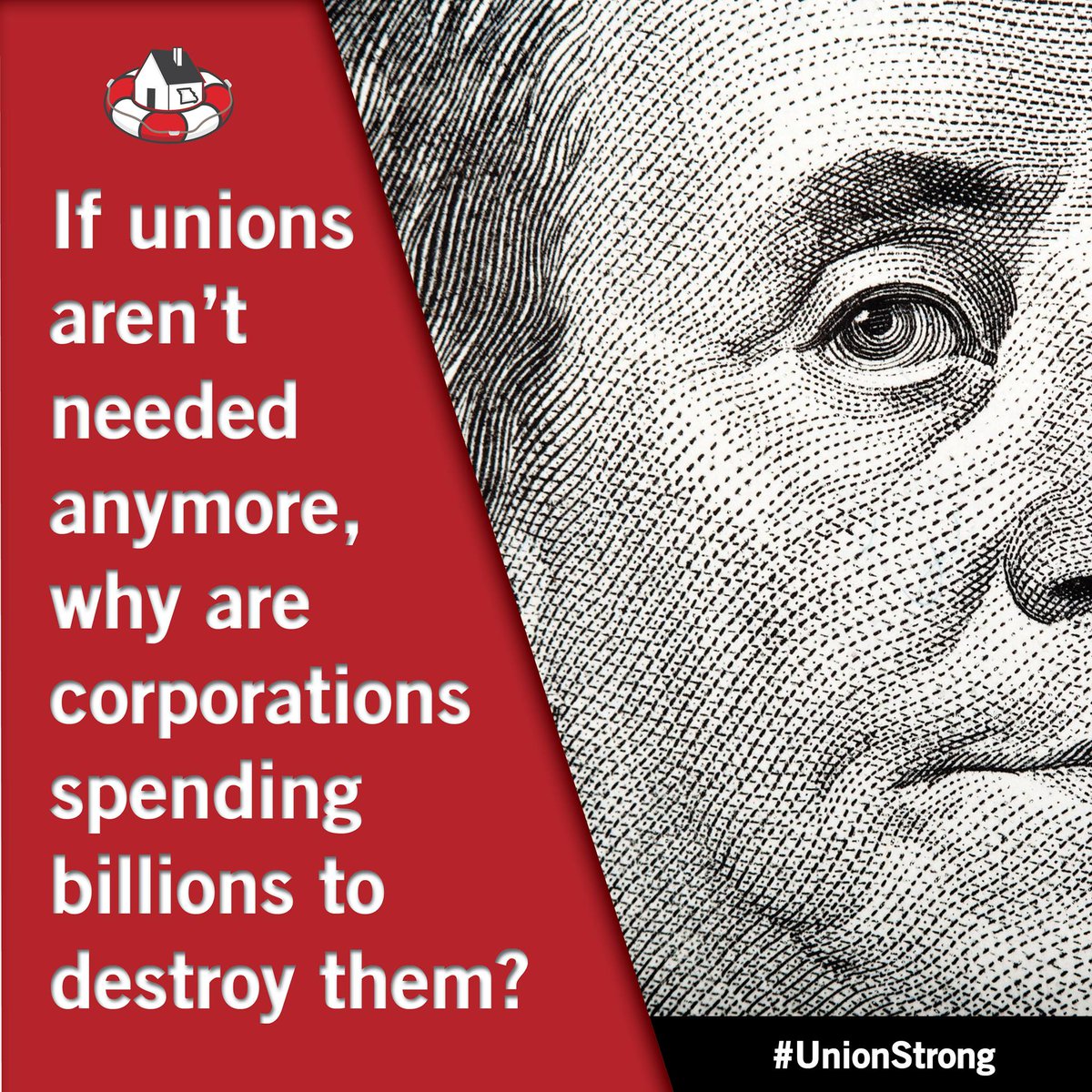Ironworkers396's tweet photo. If #Unions didn't work for #Workers, #UnionBusters wouldn't work so hard to stop us. #1u #Solidarity #UnionProud https://t.co/mIjU8MjJG4