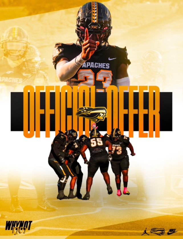 SidneyHollandJ1's tweet image. #AGTG after an amazing visit and conversation with @BradyDavis10 i’m blessed to say that i have received an offer from @TJCFOOTBALL @CoachJacobsonTJ @CoachAjPatai @CoachTLouis @DannyServance @RecruitEllison @Ellison_QB_Club