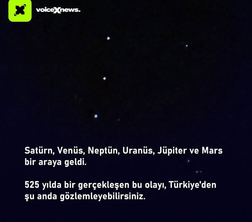 Gezegenler bille bir araya geldi biz gelemedikk