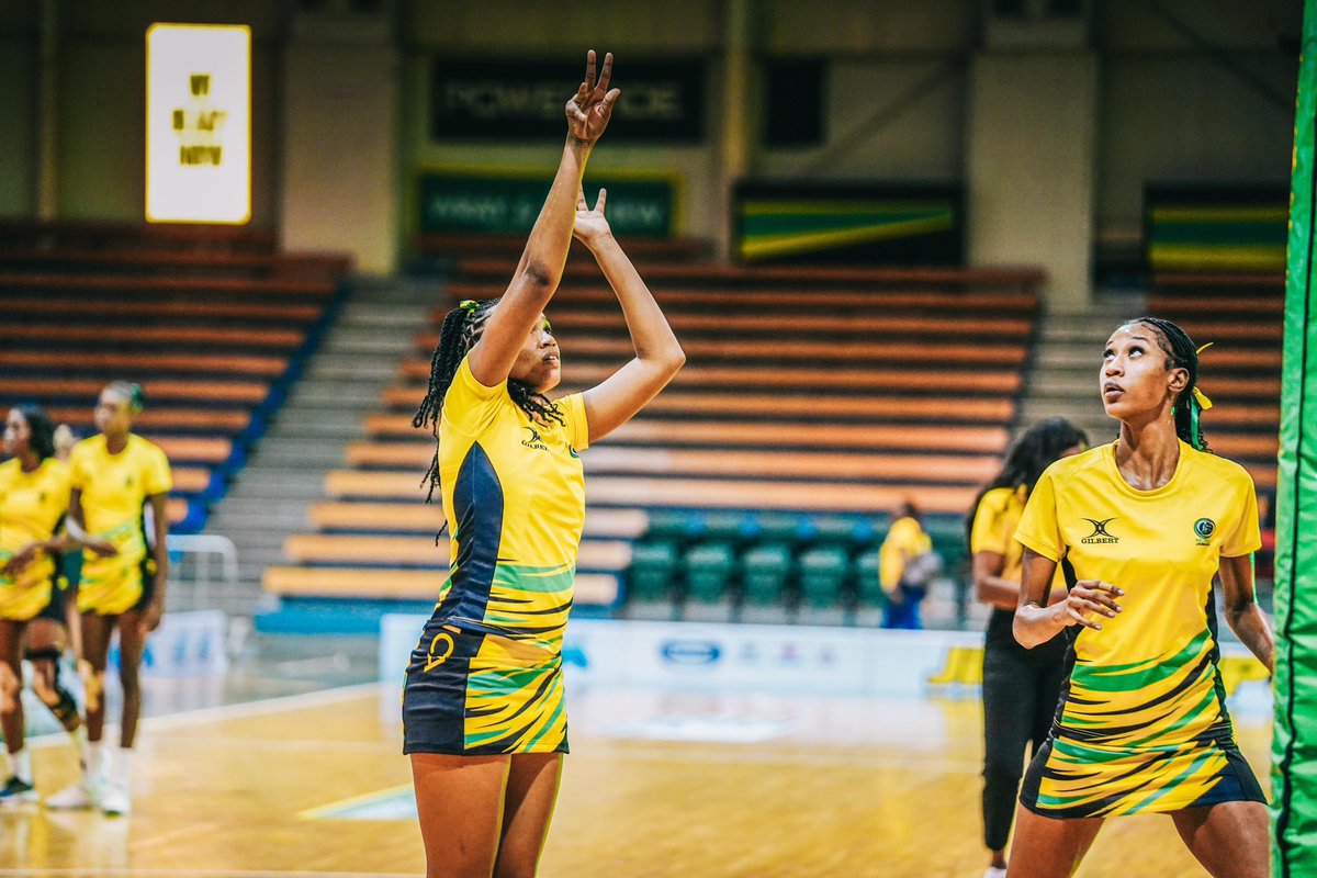 NetballJamaica's tweet photo. Halftime hustle! Jamaica U21 trails South Africa U1 : 16-25
Plenty of game left to playβletβs bring the fire in the second half! π₯ππ
#SunshineGirls #StayFocused #NetballAction #NetballJamaica https://t.co/CIrTrLl6th