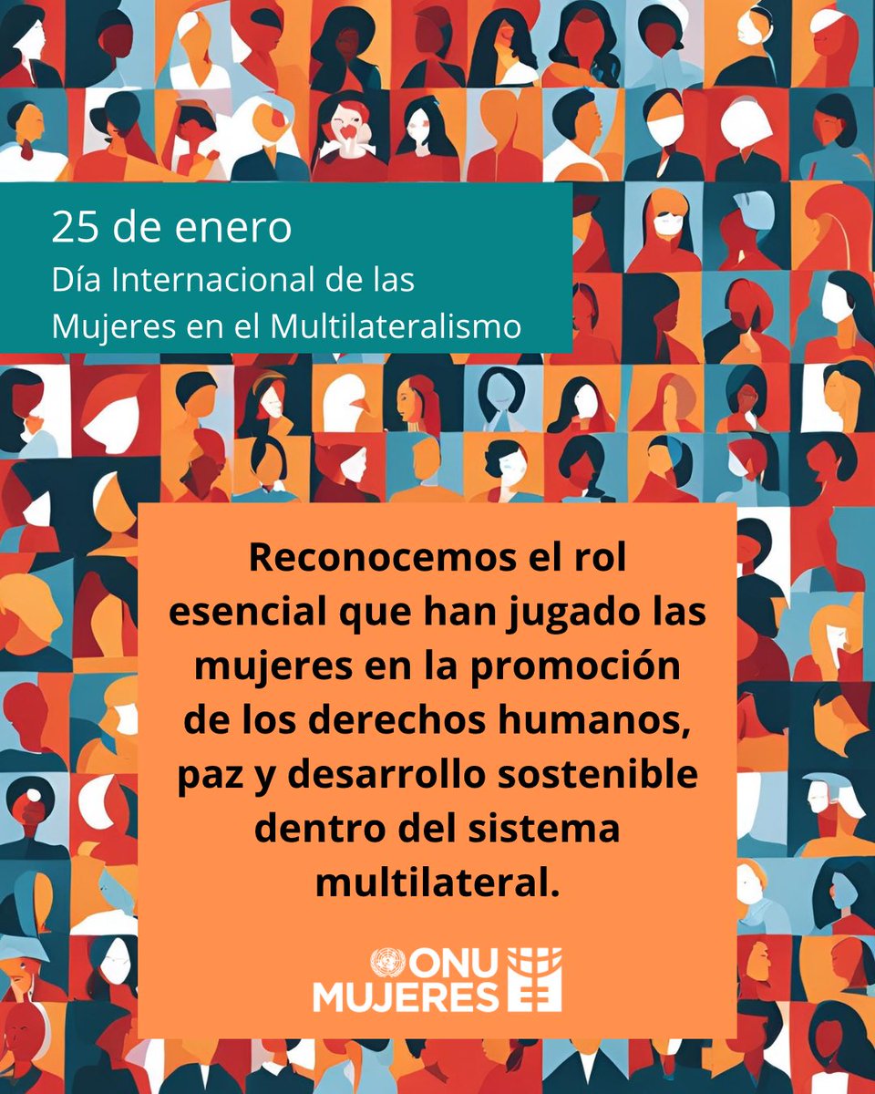 👉🏽El Día Internacional de las Mujeres en el Multilateralismo destaca la necesidad de garantizar una mayor representación de las mujeres en espacios clave de toma de decisiones dentro del ámbito multilateral. 

👉🏽Su objetivo es asegurar que las agendas globales se diseñen e