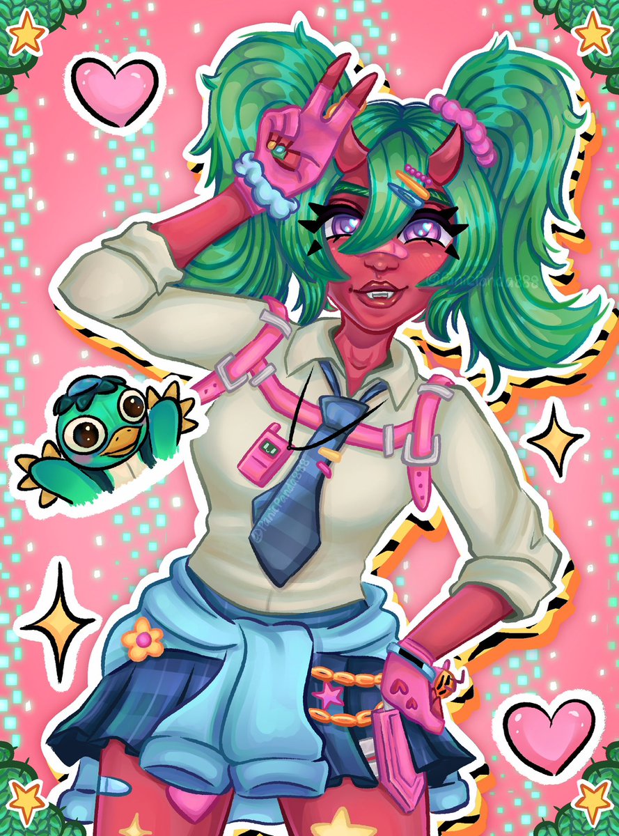 PanicPanda888's tweet image. Nemia from Fortnite in My Style! 💗✨

#fortnite #nemia #nemiafortnite #nemiafanart #fortnitefanart #fanart #inmystyle #digitalart #smallartist