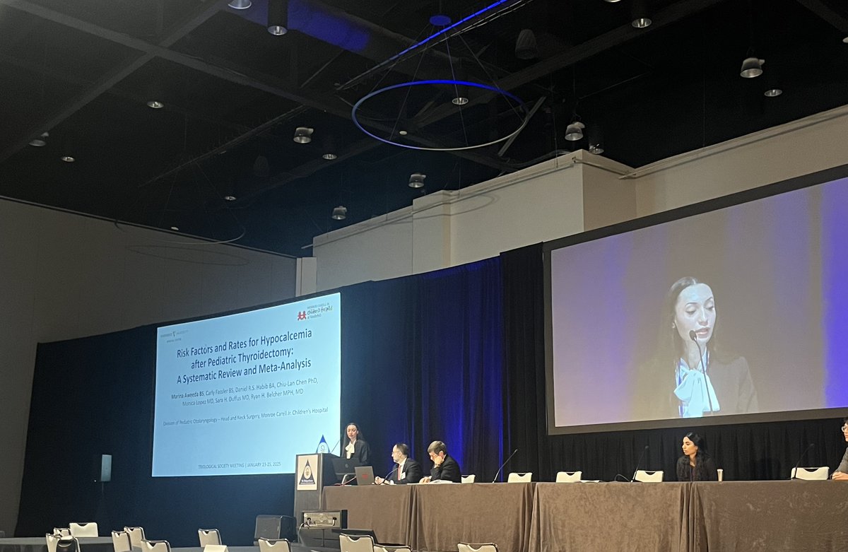 Ryan Belcher, MD MPH (@rhbelcher) on Twitter photo Shoutout to <a href="/marina_aweeda/">Marina Aweeda</a> presenting our research on pediatric thyroid outcomes from a systematic review of the literature <a href="/Triological/">The Triological Society</a> meeting today in Orlando, FL! Incredible medical student <a href="/CUNYMed/">CUNY School of Medicine</a> with bright future in ENT #pedsthryoid #medtwitter Shoutout to <a href="/marina_aweeda/">Marina Aweeda</a> presenting our research on pediatric thyroid outcomes from a systematic review of the literature <a href="/Triological/">The Triological Society</a> meeting today in Orlando, FL! Incredible medical student <a href="/CUNYMed/">CUNY School of Medicine</a> with bright future in ENT #pedsthryoid #medtwitter
