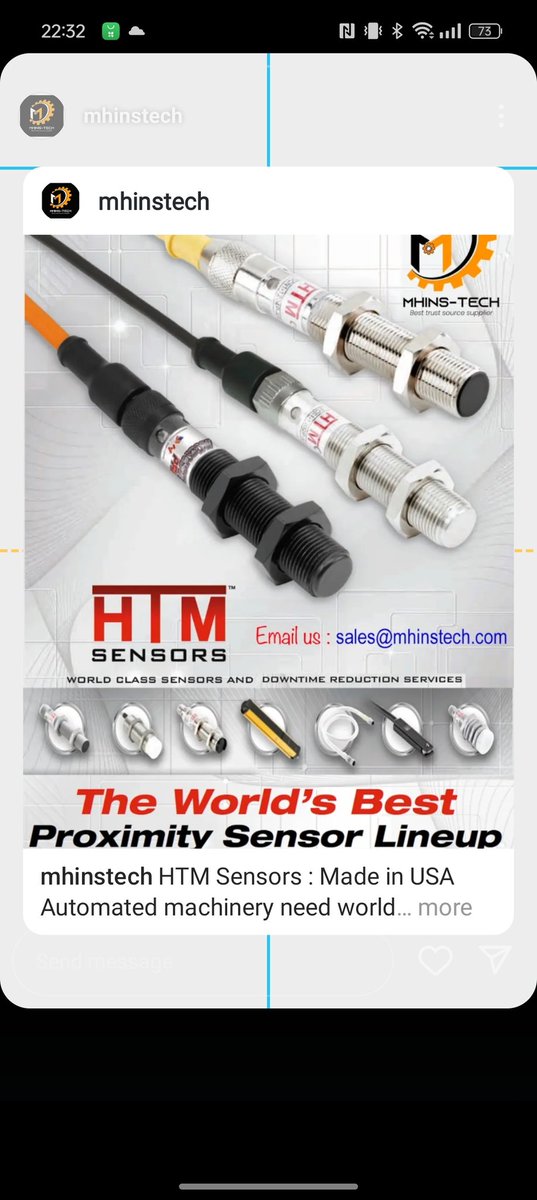 MhinsTech's tweet image. HTM Sensors  : Made in USA 
Automated machinery need world class sensor products
.
CONTACT : SALES@MHINSTECH.COM
.
.
#ProximitySensors #AutomatedWeldingSensors #CapacitiveSensors #PhotoelectricSensors  #SafetyLightCurtains #SensorCable #SensorProtection #FieldConnector #sensors
