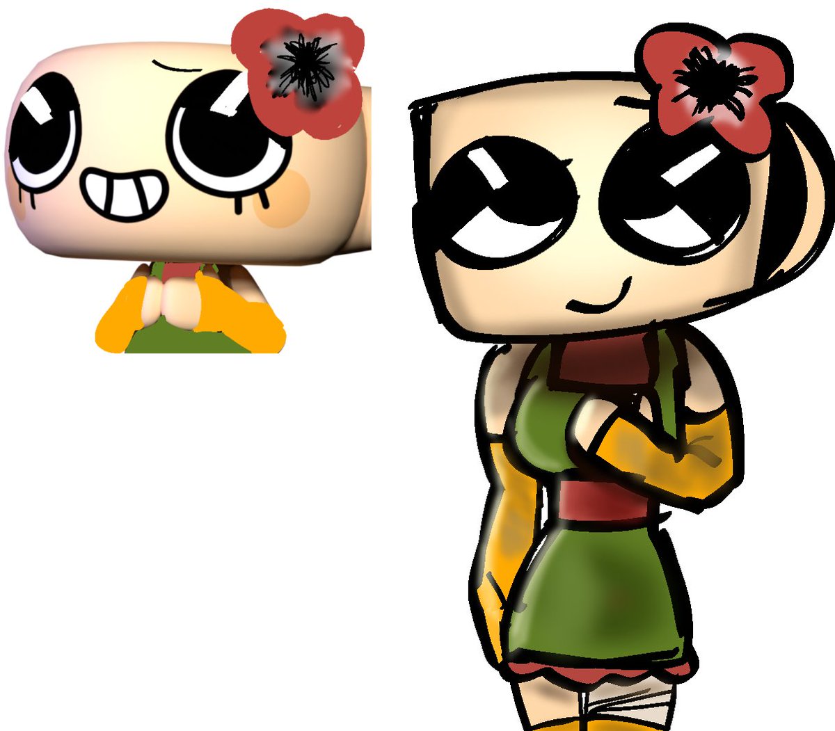 shellianlenker's tweet image. i drew myself! -shellian lenker