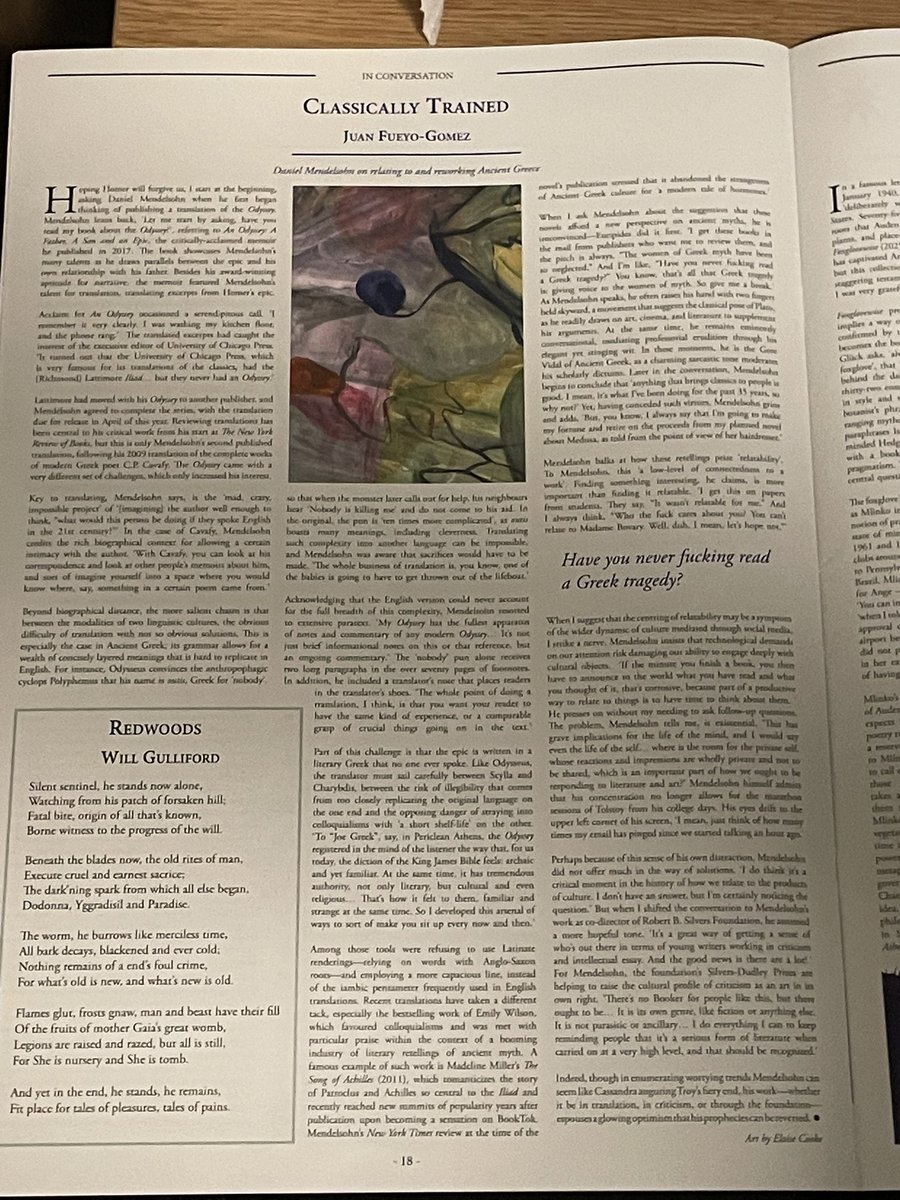 Juan Fueyo (@jfueyomargareto) on Twitter photo Muy orgulloso de JFG que publica su entrevista con <a href="/DAMendelsohnNYC/">Daniel Mendelsohn</a> en Oxford Review of Books <a href="/UniofOxford/">University of Oxford</a> en <a href="/OxReviewofBooks/">Oxford Review of Books</a> a propósito de la nueva traducción de La Odisea Muy orgulloso de JFG que publica su entrevista con <a href="/DAMendelsohnNYC/">Daniel Mendelsohn</a> en Oxford Review of Books <a href="/UniofOxford/">University of Oxford</a> en <a href="/OxReviewofBooks/">Oxford Review of Books</a> a propósito de la nueva traducción de La Odisea