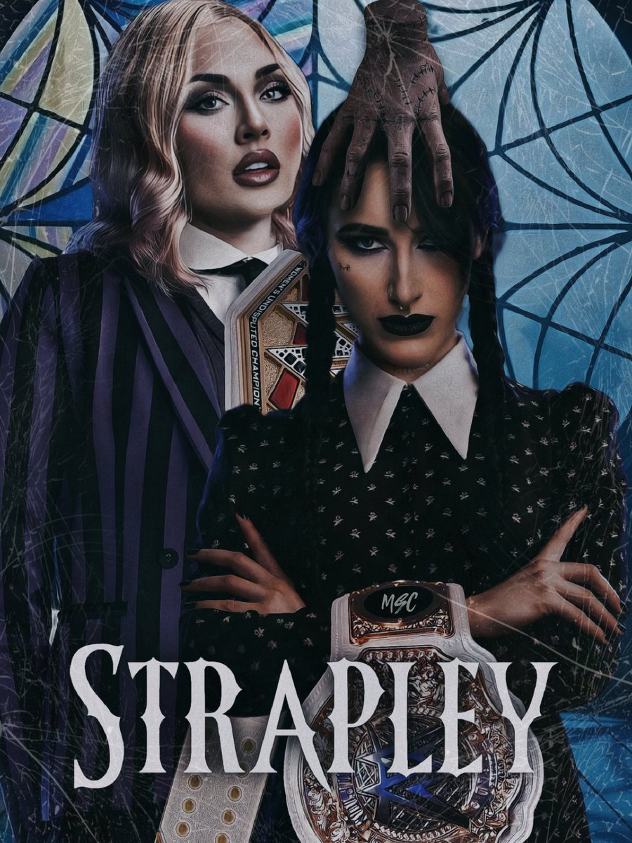 MSC880's tweet photo. Strapley 🖤💜
@RheaRipley_WWE 
@tiffstrattonwwe https://t.co/YyX3cLz8Es