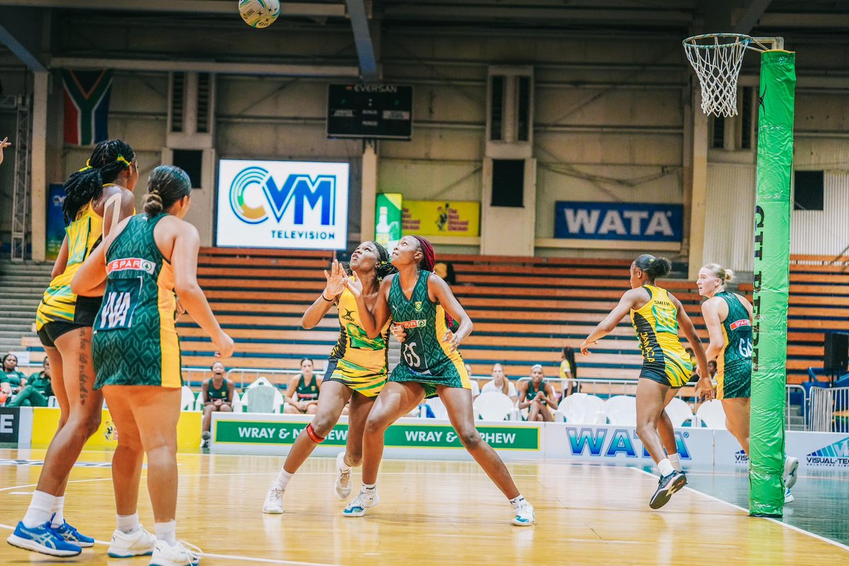 The future of netball is shining bright! 🌟 

Our U21 Sunshine Girls take on South Africa, showcasing skill, passion, and determination. Let’s cheer them on as they make us proud! 💛💚🖤

#U21SunshineGirls #NetballFuture #JamaicaRising