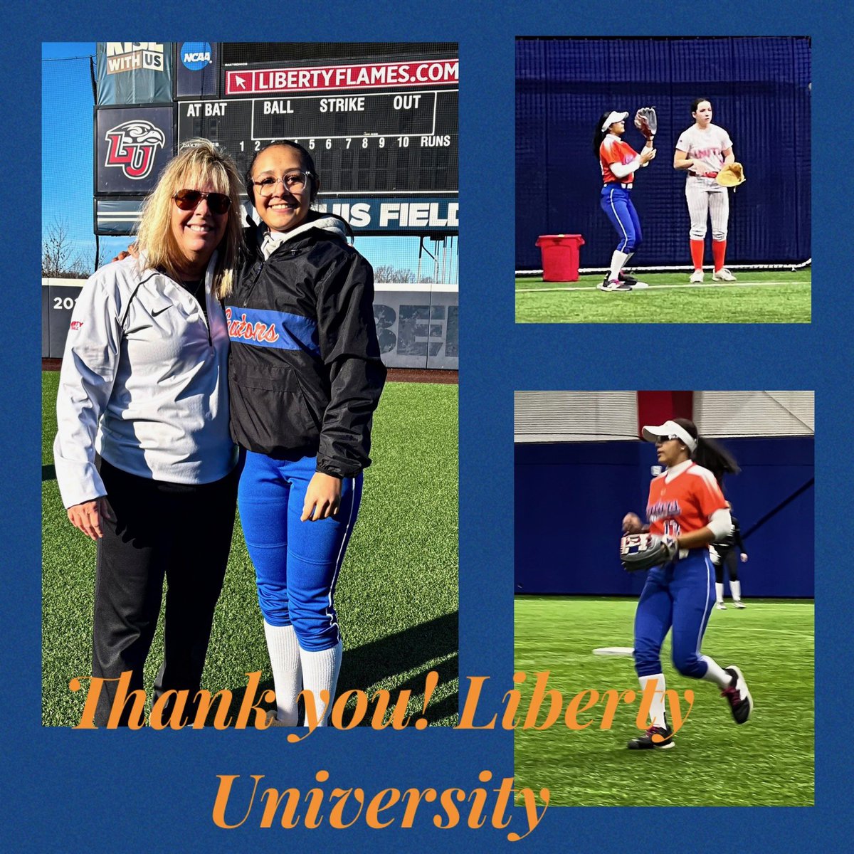 Kay McGuire (@kay_202708) on Twitter photo Thank you <a href="/CoachDot_LU/">Dot Richardson</a> and <a href="/LibertySB/">Liberty Softball</a> for hosting a great camp. I learned so much and I enjoyed talking to y’all. So excited to go back!!!@GatorsPremier 🧡💙 Thank you <a href="/CoachDot_LU/">Dot Richardson</a> and <a href="/LibertySB/">Liberty Softball</a> for hosting a great camp. I learned so much and I enjoyed talking to y’all. So excited to go back!!!@GatorsPremier 🧡💙