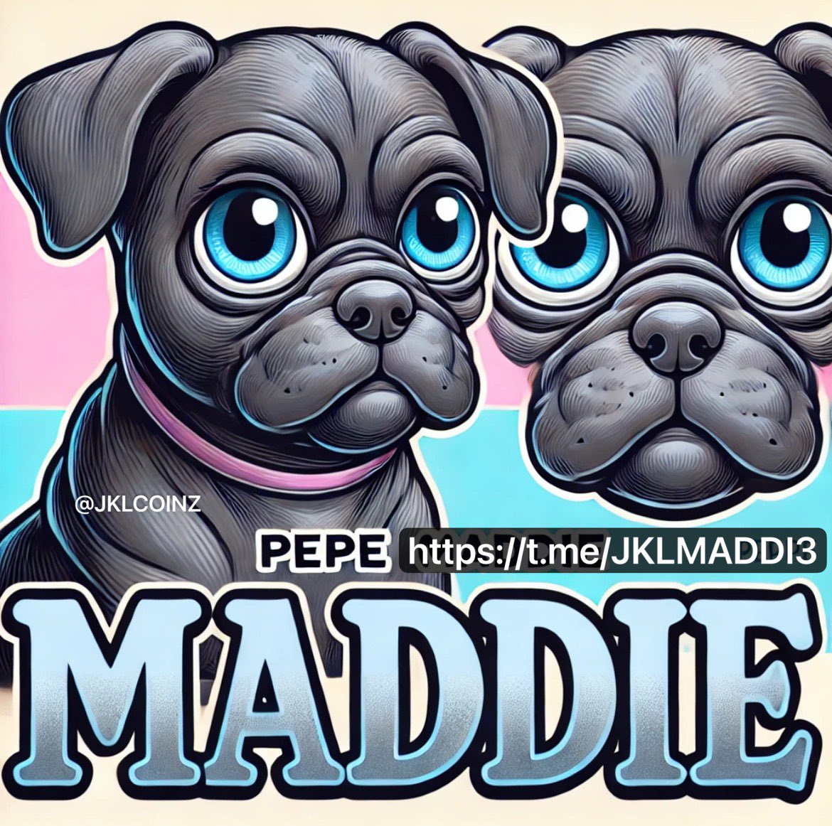 jklcoinz's tweet photo. JKL MADDIE - $JKLM is invading the Meme Multiverse. Meet PEPE MADDIE. Join us in TG as they see these ideas first

https://t.co/Bsmd6J3xYU https://t.co/4KNAAcxIwQ