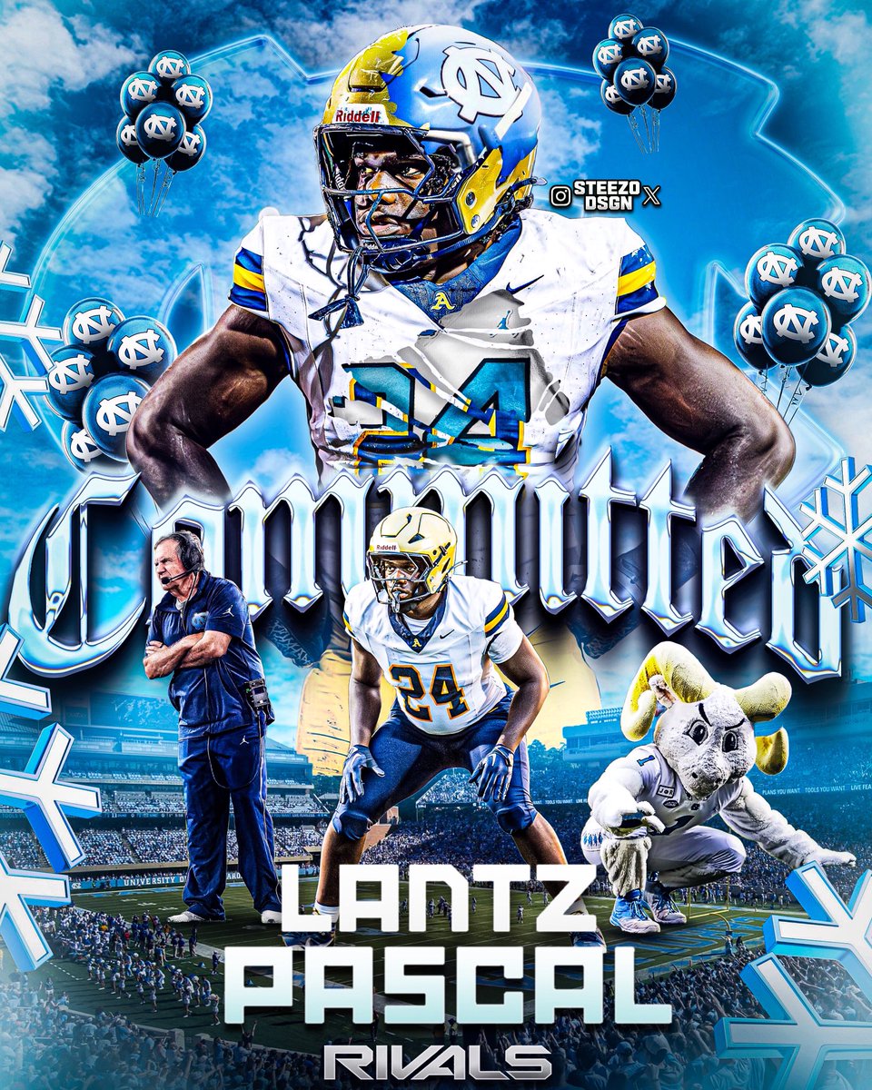 Steezo (@steezodsgn) on Twitter photo BREAKING: Class of 2025 Linebacker Lantz Pascal ( <a href="/lantz_pascal/">Lantz Pascal</a> ) has committed to North Carolina he tells me.
-
Lantz Pascal is a 6’1 (230 LBS) Linebacker out of Fort Lauderdale, FL. He has a total of 8 offers from schools such as Texas A&M, Ole Miss and West Virginia. This is BREAKING: Class of 2025 Linebacker Lantz Pascal ( <a href="/lantz_pascal/">Lantz Pascal</a> ) has committed to North Carolina he tells me.
-
Lantz Pascal is a 6’1 (230 LBS) Linebacker out of Fort Lauderdale, FL. He has a total of 8 offers from schools such as Texas A&M, Ole Miss and West Virginia. This is