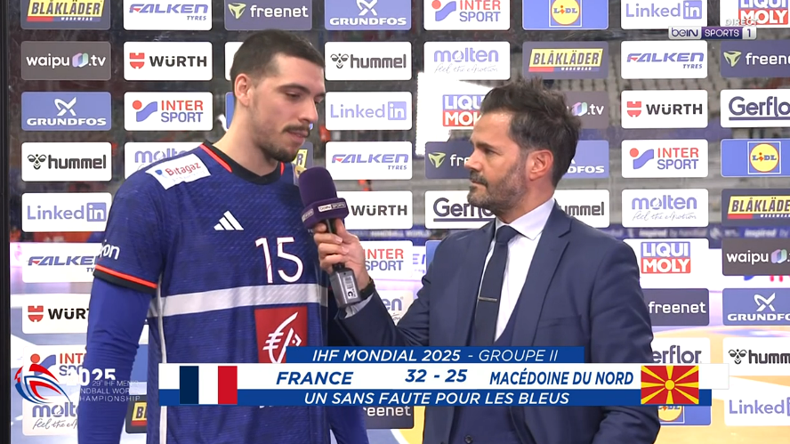 EspritHandball's tweet photo. "A chaque fois que je viens en équipe de France, je suis content, y en a plein qui rêveraient d'être là, je me dois de tout donner" 
#FRAMAC https://t.co/yVLNmRBCU4