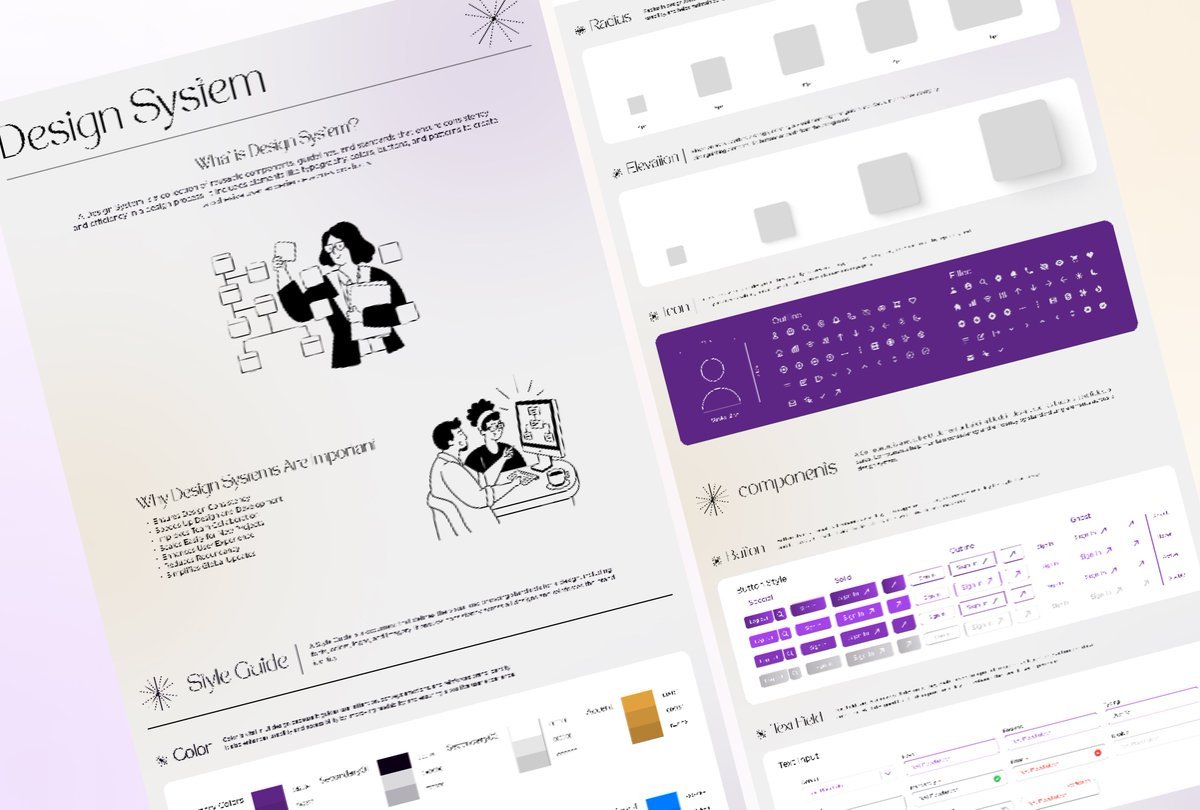 Click on the given link to view the complete design system
behance.net/gallery/217724…