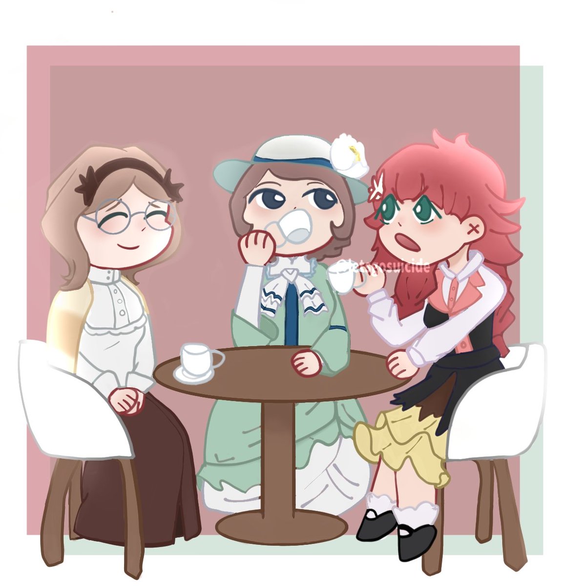 <a href="/bsdladiesweek/">bsd ladies week</a> #bsdladiesweek2025
DAY 7: FREE DAY !!!!!!!!!!!!

The Guild ladies having a tea party!!! <33