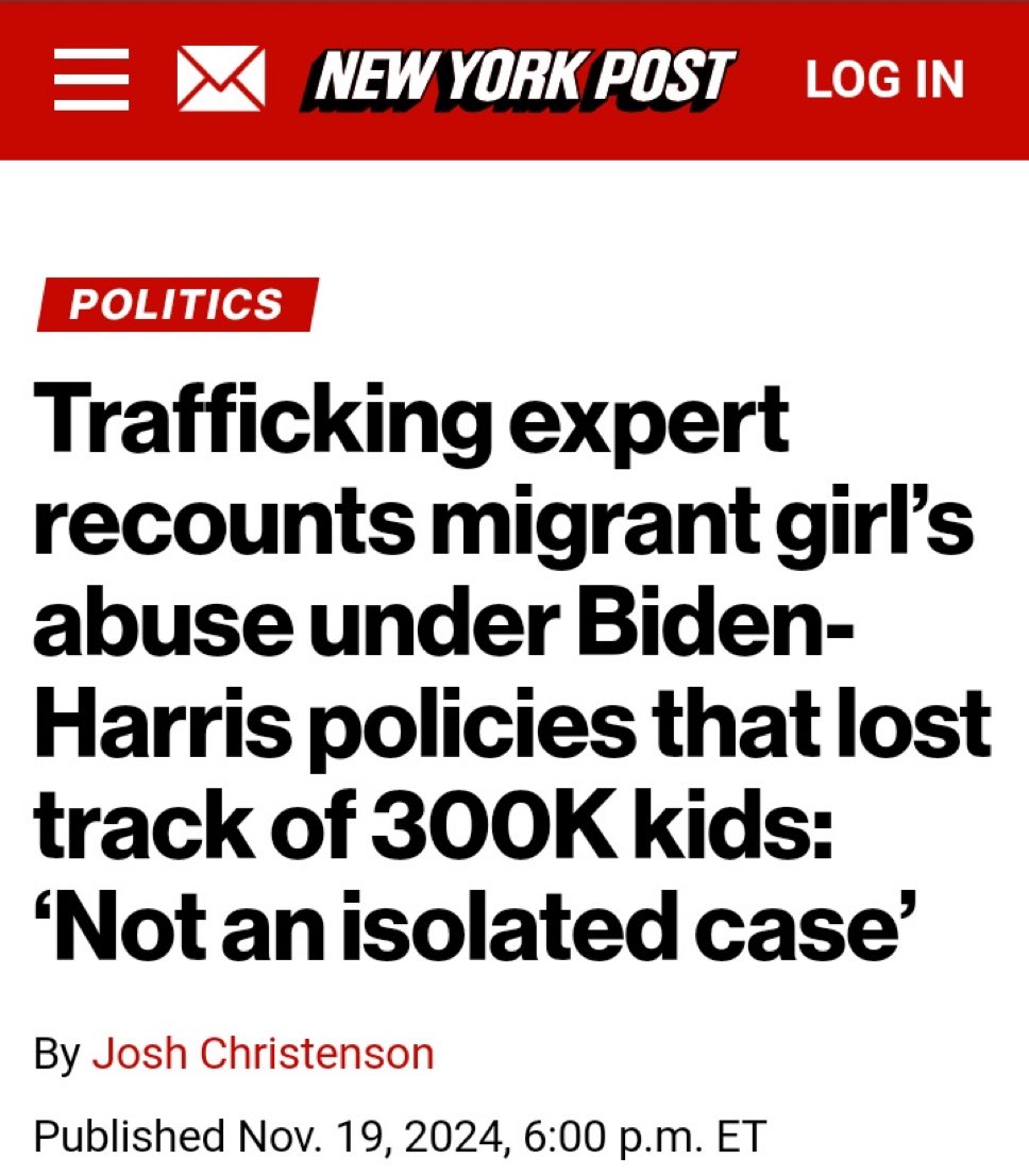 <a href="/LeadingReport/">Leading Report</a> The fact that the Biden regime was given a pass on the missing children by the media is disgusting.