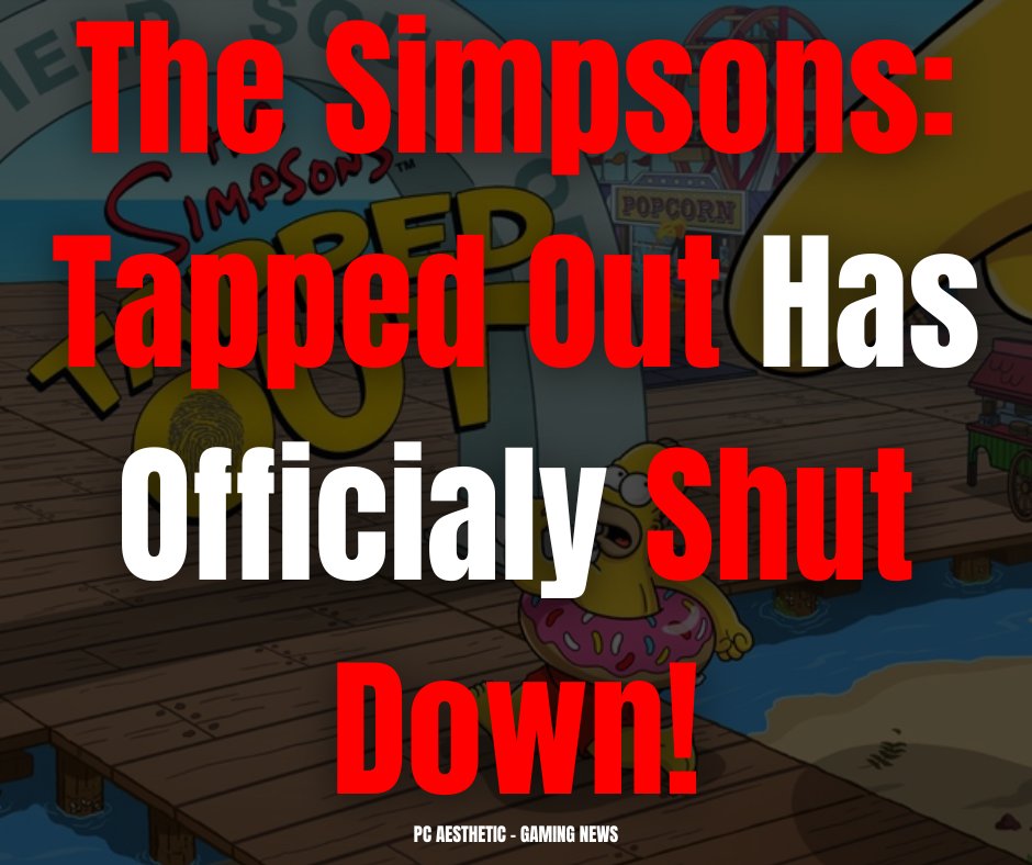 pcaesthetic1's tweet image. After 12 years, The Simpsons: Tapped Out has officially ended its run. Thank you for the endless fun, Springfield! 🍩🎮

Share your thoughts in the comments 😢

#SimpsonsTappedOut #gaming #gamers #gaming #twitch #KickStreaming #streamers #Simpsons