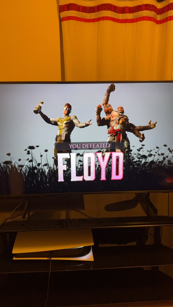 OurDailyPain's tweet photo. I can finally rest…and watch the sunrise on a beautiful stage

Huge thanks to @thethiny, @interloko and @iScreamFGC for their marvelous work. 

#floydmk1 #floyd #Floyd #MortalKombat1 #MortalKombat #MK1_floyd #MK1Floyd https://t.co/oGTBd6xXnc