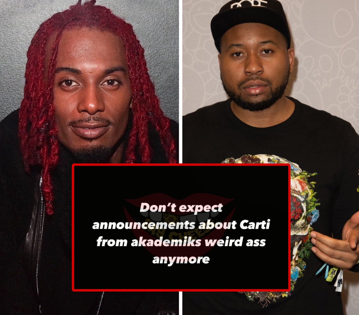 SaycheeseDGTL's tweet photo. Playboi Carti is rumored to have cut ties with DJ Akademiks after controversial video is going viral on social media https://t.co/TP8vXK8piR