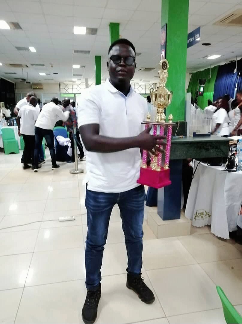 This is the trophy of success, dedication, resilience and sacrifice towards what you do tirelessly without excuses. 
KCB SIMBA AWARD SOUTH SUDAN
Big up to the CBT team 
Big up to the business development 
Big up to the #KCBBANK group SSD
💙 💟