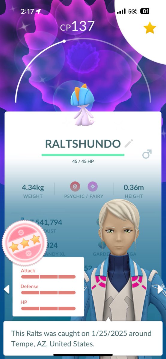 CeddyLG's tweet photo. @PokemonGoApp Thank you @PokemonGoApp ✨ 💯 #PokemonGOCommunityDay https://t.co/7UJPnBm49B
