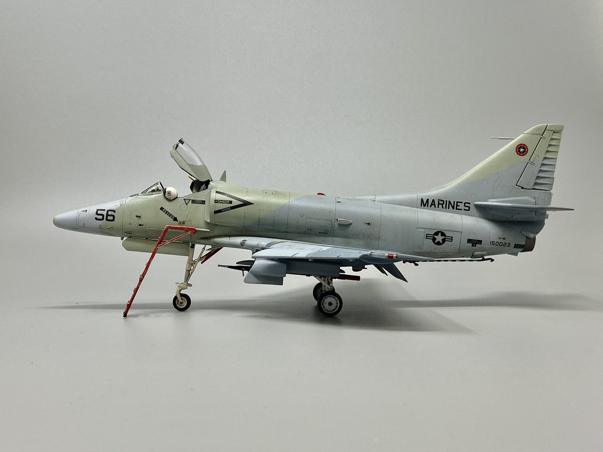 TSMODELHANGAR's tweet image. A-4E Skyhawk VF-126 Bandits