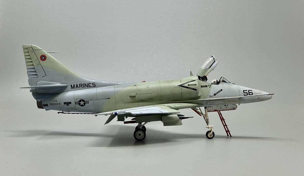 TSMODELHANGAR's tweet image. A-4E Skyhawk VF-126 Bandits