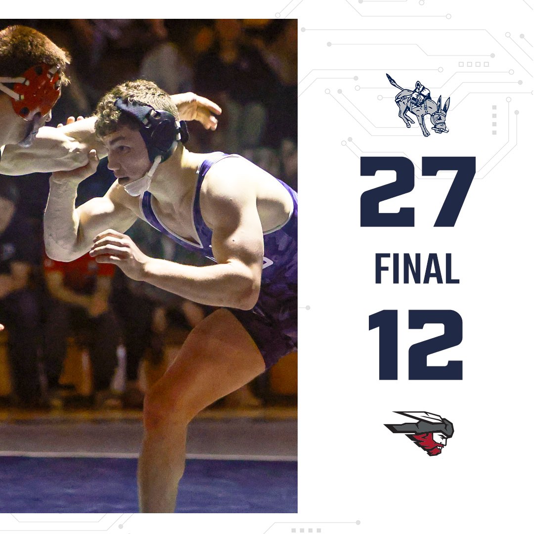 mineswrestling's tweet photo. A statement win over #13 Western Colorado as Wyatt Reisz beats the nation's #1-ranked wrestler and we earn three bonus-point victories!

#HelluvaEngineer⚒ https://t.co/Mff4Rqym8g