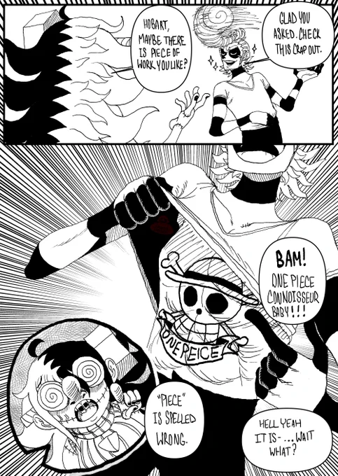 Getting inspirations like this helps me a bit with making interactions with my OC's. Also I love B/W inking. 