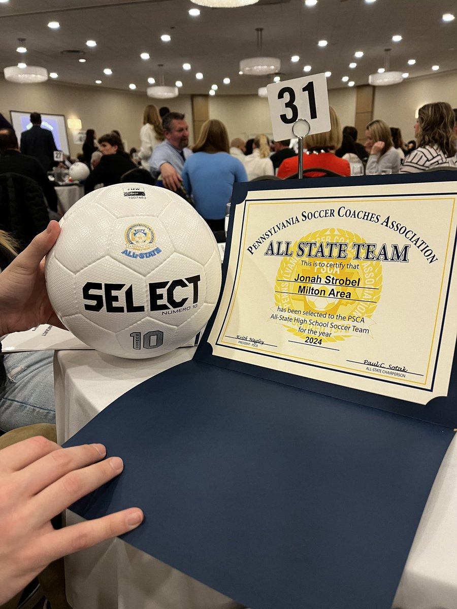 stnnorthpenn's tweet photo. Congratulations to STNers Jonah Strobel and Jillian Deivert on receiving their Pennsylvania All-State awards at the PSCA Honor and Award Banquet. Well done, Jonah and Jilly!!!!! https://t.co/XWkB2BJVnT