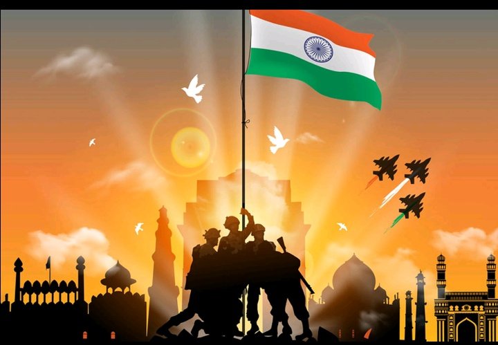 શાન ન ઈસકી જાને પાયે, ચાહે જાન ભલેહી જાય,
વિશ્વ વિજય કર કે દિખલાયે, તબ હોવે પ્રણ પૂર્ણ હમારા....
ઝંડા ઊંચા રહે હમારા...🇮🇳🇮🇳🇮🇳
#RepublicDay 
#RepublicDayIndia 
#गणतंत्र_दिवस_2025
#भारतीय_गणतंत्र_दिवस 
#भारतीय_संविधान