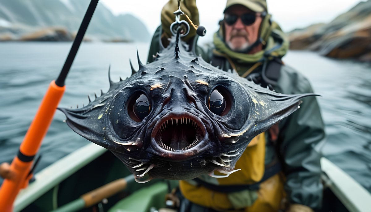 RavePit_Com's tweet photo. Great catch!
#seacreature #deepsea #alienfish https://t.co/c20uCH2neD