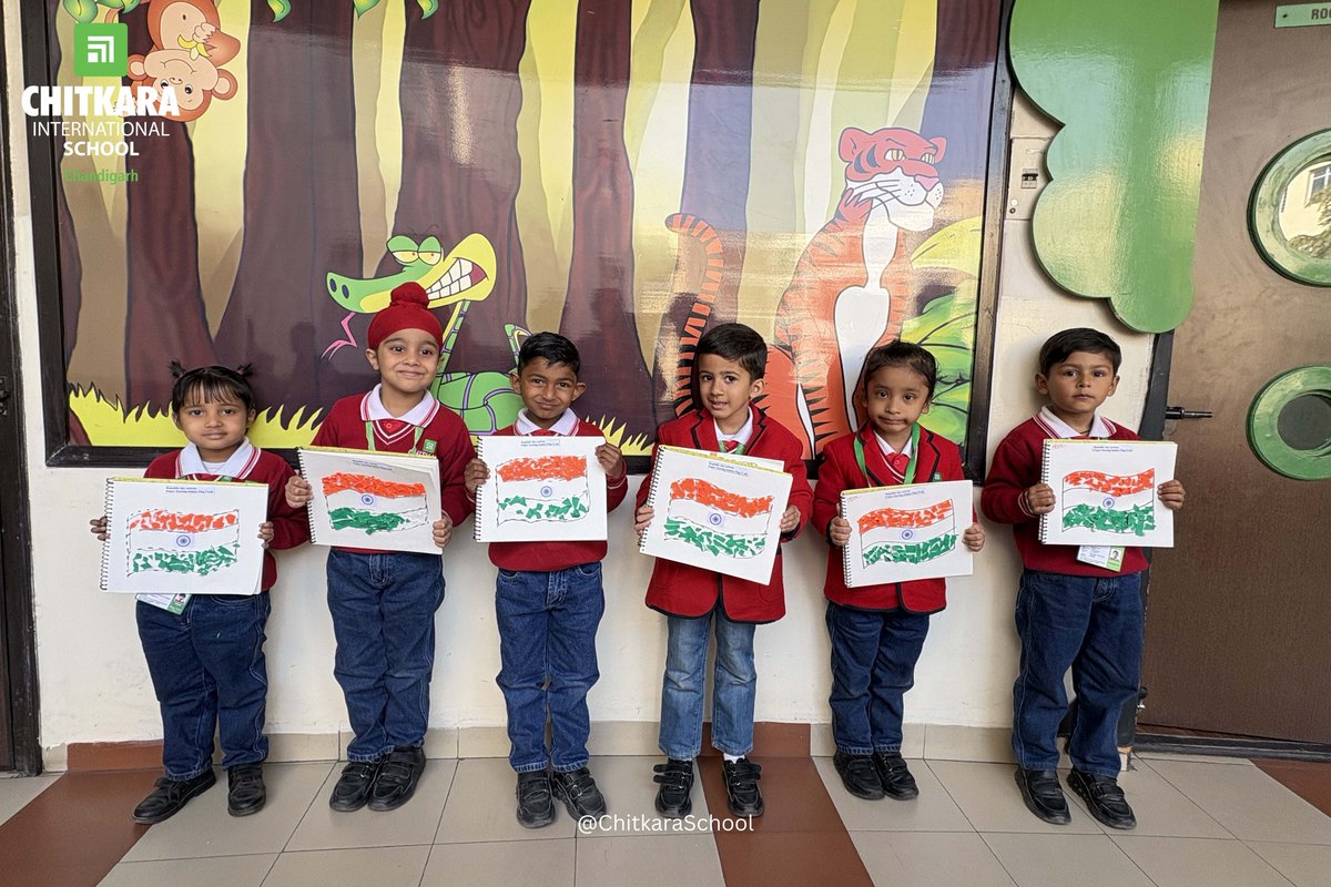chitkara_school's tweet photo. Chitkarians from Grades Chicklets to Fledgling at Chitkara International School celebrate Republic Day with creativity, patriotism, and learning
#CIS #kids #kindergarten #republicday #activity #assembly #chicklets #art #craft #celebrations #patriotism https://t.co/AfcEVJoDru