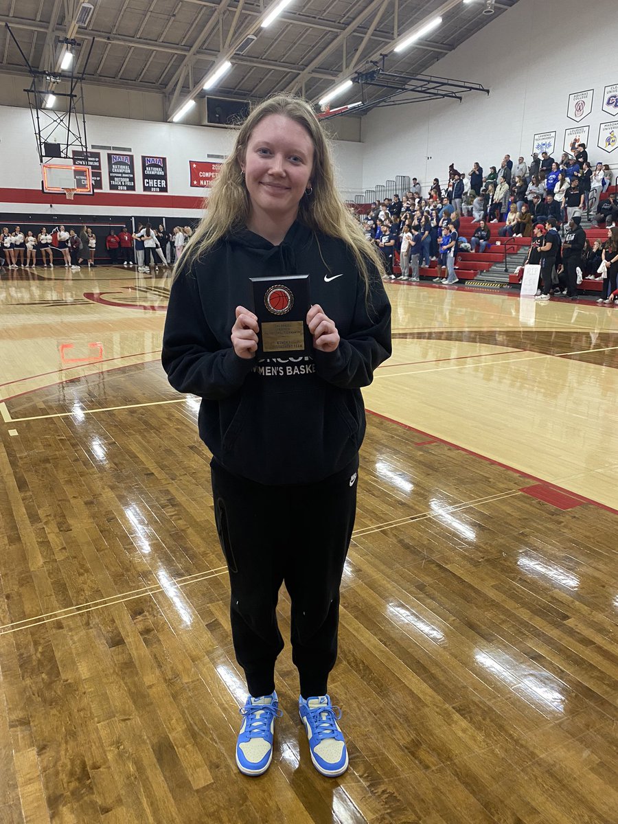 The heart &amp; soul- no one deserves it more! 

Senior, Emily McCalla made CIT All Tournament Team!