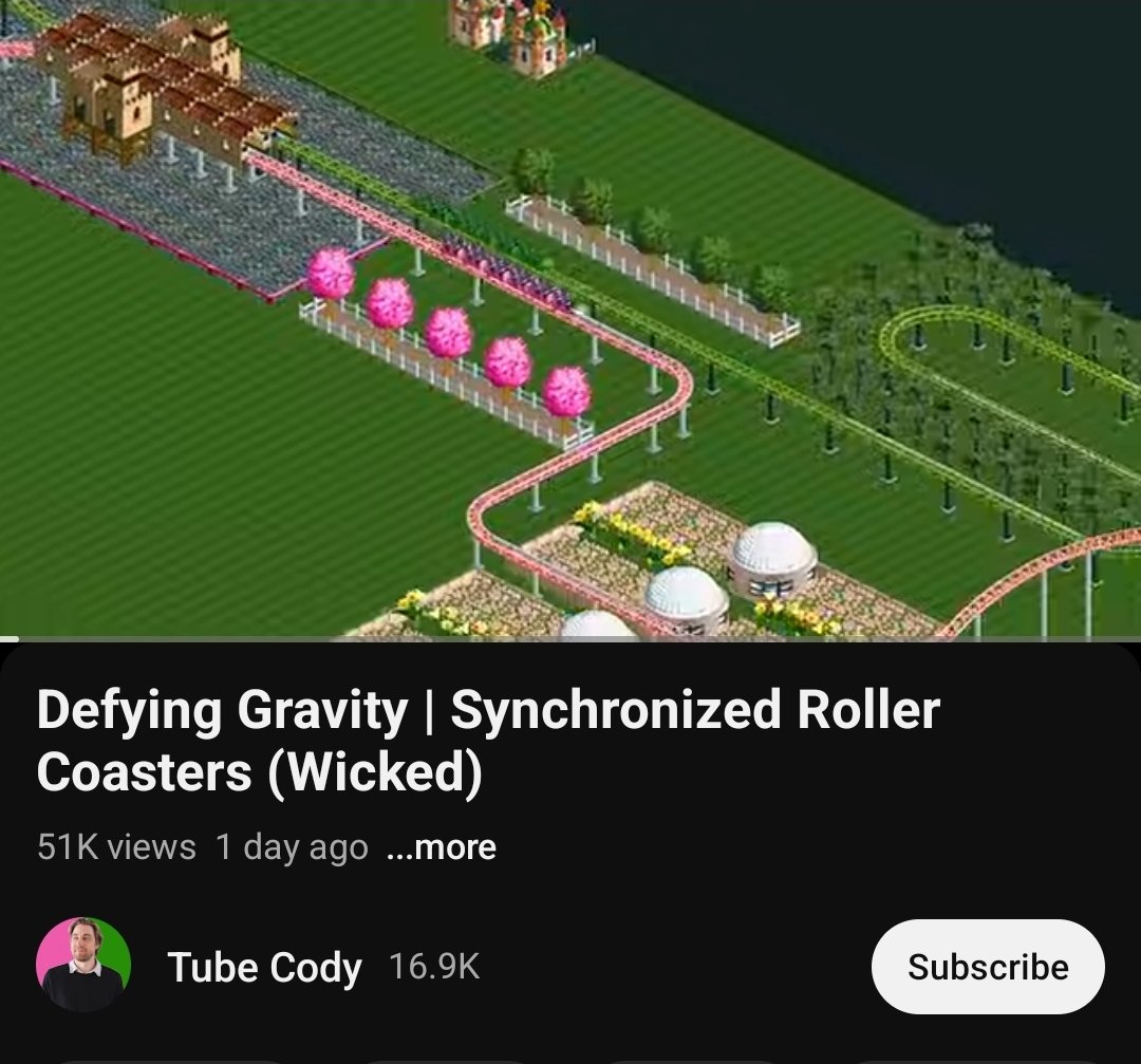 soulvapourz's tweet photo. we got a defying gravity synchronised roller coaster wicked before an official upload of defying gravity full scene https://t.co/E1up79Mp1u