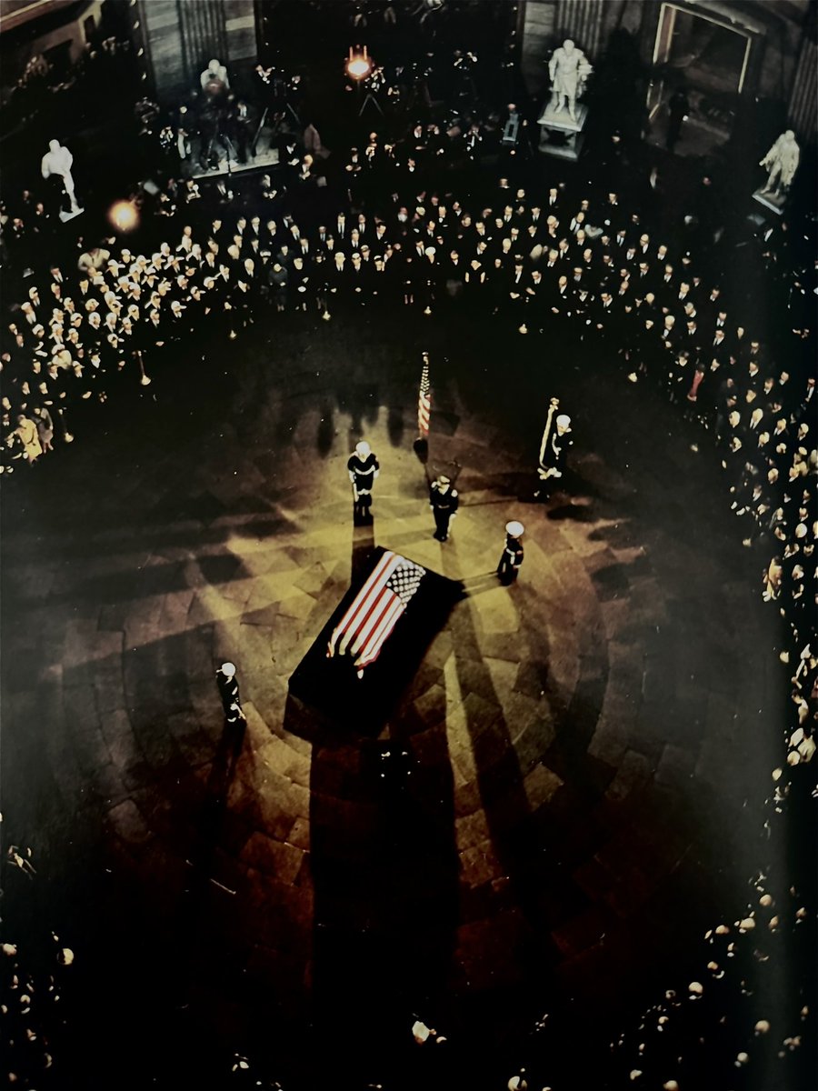 ferotayranch's tweet photo. The body of President John F Kennedy lies in state in the rotunda of the Capitol for public viewing November 24-26 1963
#JohnFKennedy https://t.co/CrRTR6EWoy