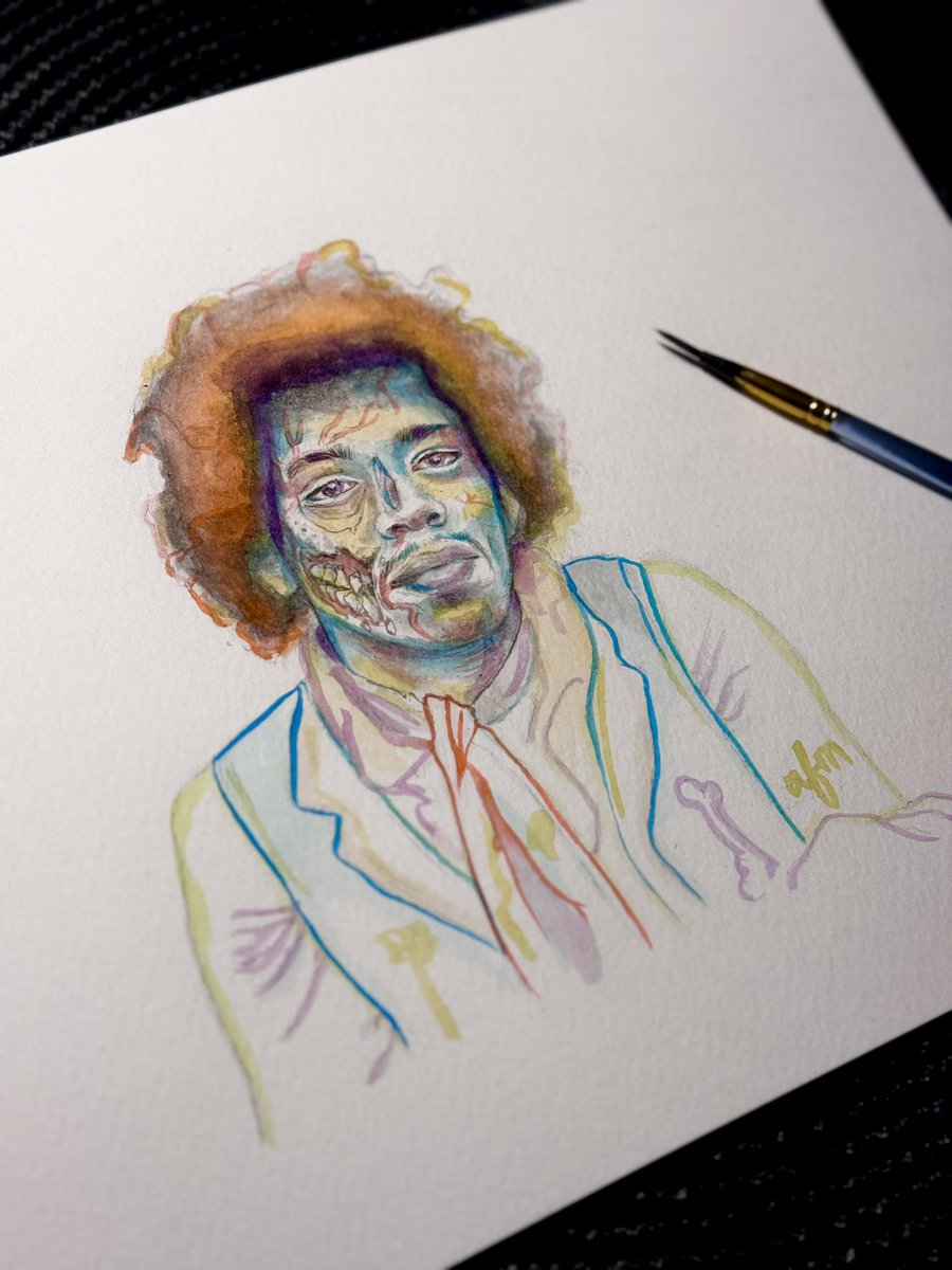 AFMontoya's tweet photo. Voodoo Child #illustration https://t.co/SN3E05HCMi