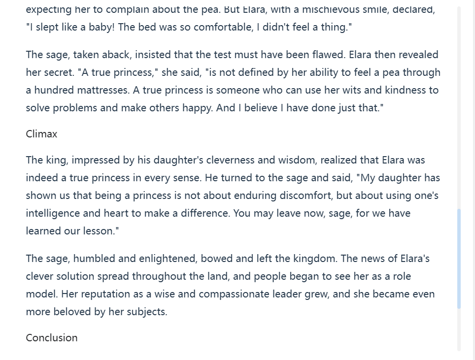 AIBlog_website's tweet image. Random Stories About The Princess and the Pea.
hope you will like this story.
generatred by AIBblog.
#story #aistory