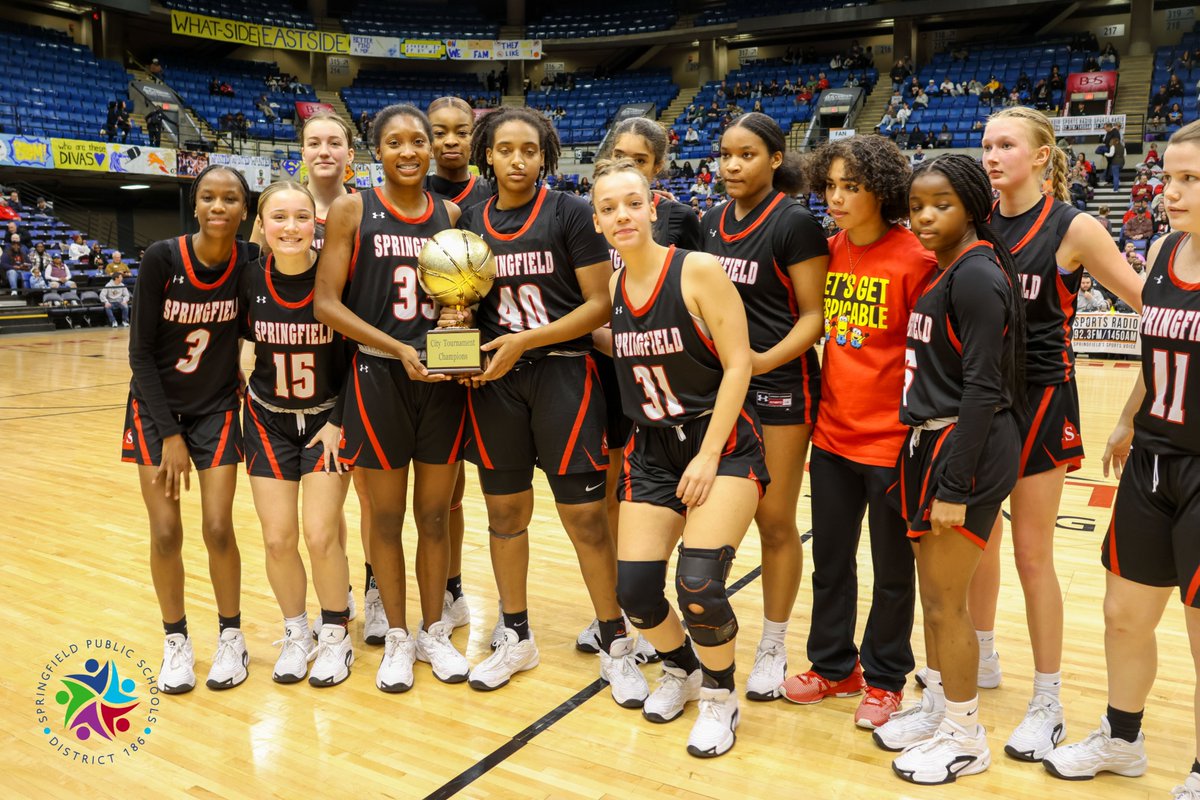 Congratulations to Springfield High School, Southeast High School and SHG for all taking home a city trophy! It was a three way tie for the Bank of Springfield Girls City Tournament.

#city2025
