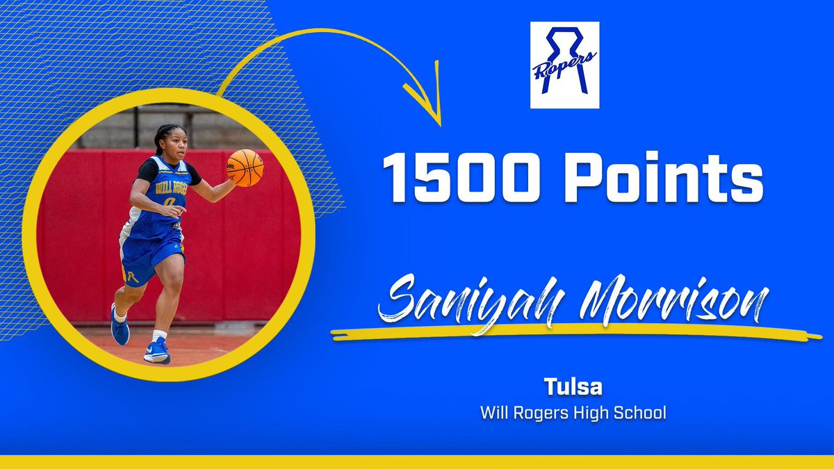Congrats to our senior <a href="/NiyahMorrison0/">Saniyah Morrison</a> on getting 1500 points! #TheLadyRoperWay