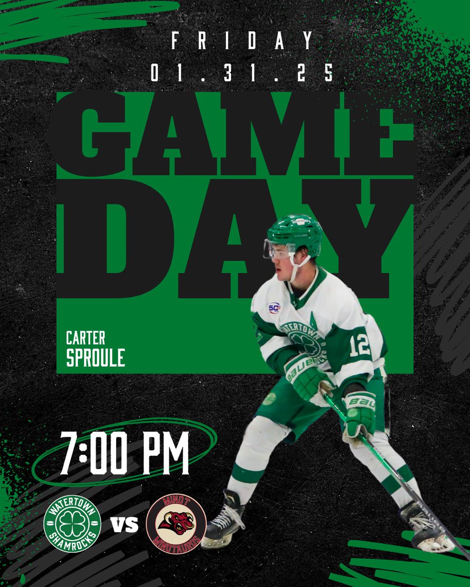ShamrocksNAHL's tweet photo. GAMEDAY | Back in our house.

🎟️https://t.co/zZAaEQldDi
🥩Pre-game at Second Street Station
📺Stream on NATV
📻Tune in to Star 98.1

#PuckLuck🍀 https://t.co/DdQx9opGoh